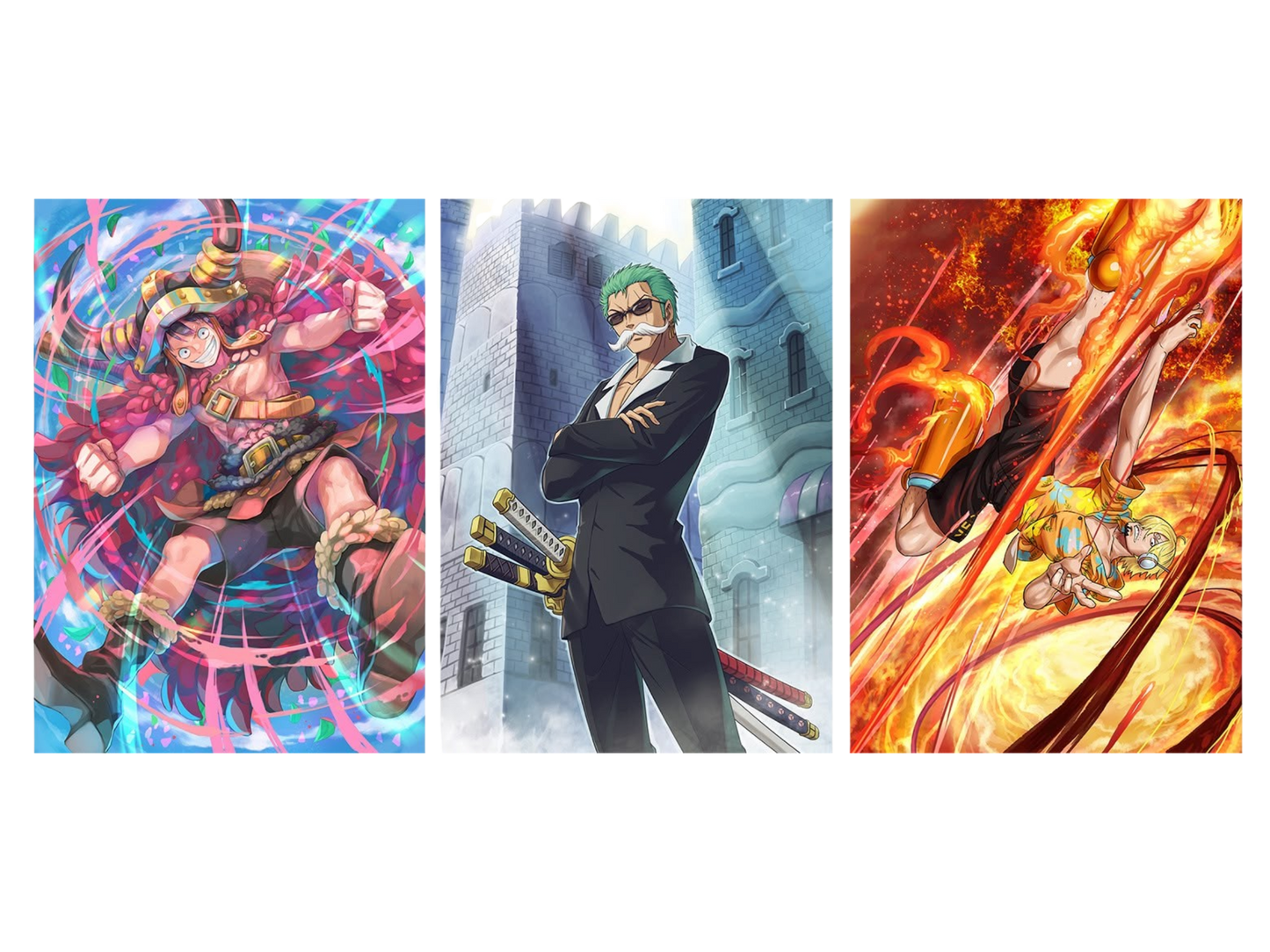 V Jump Promo Set (Luffy - Zoro - Sanji) (Giapponese) - immagine prodotto