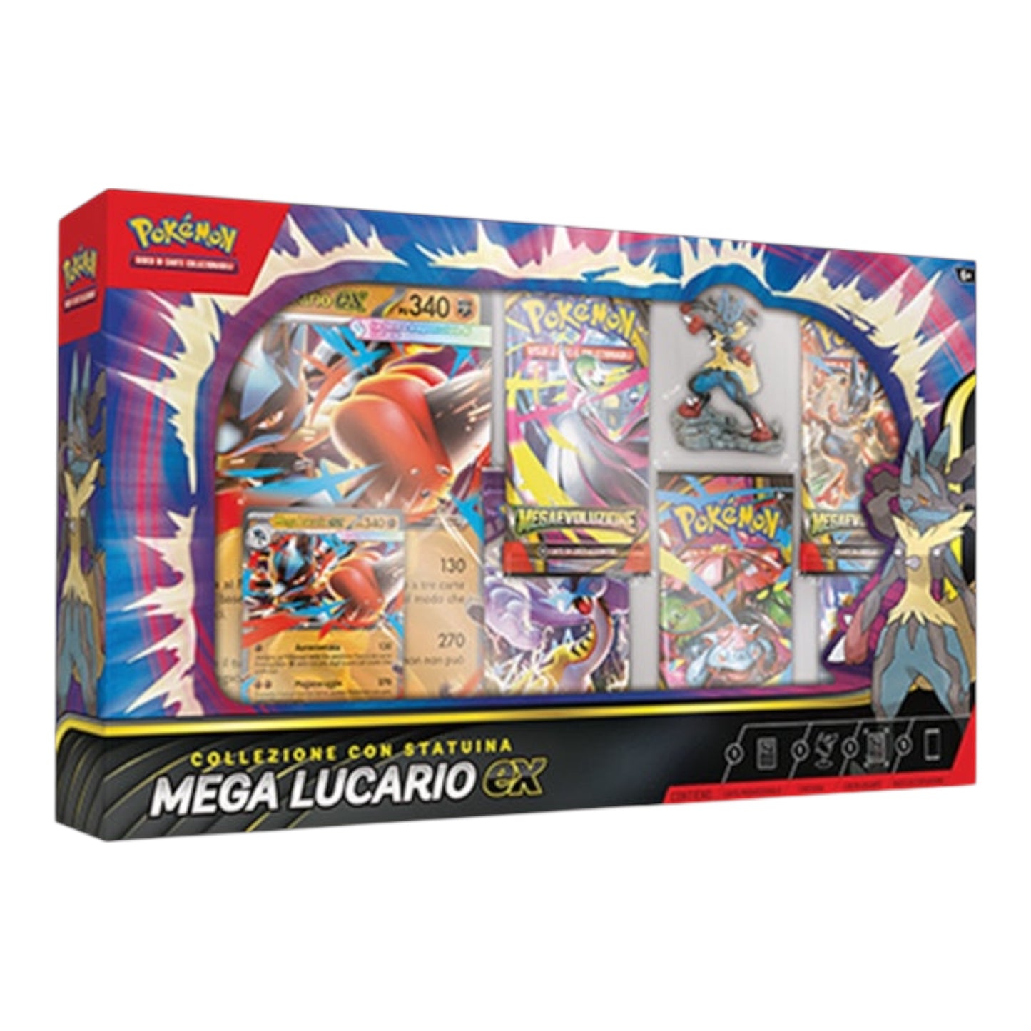 Collezione con statuina Mega Lucario Ex