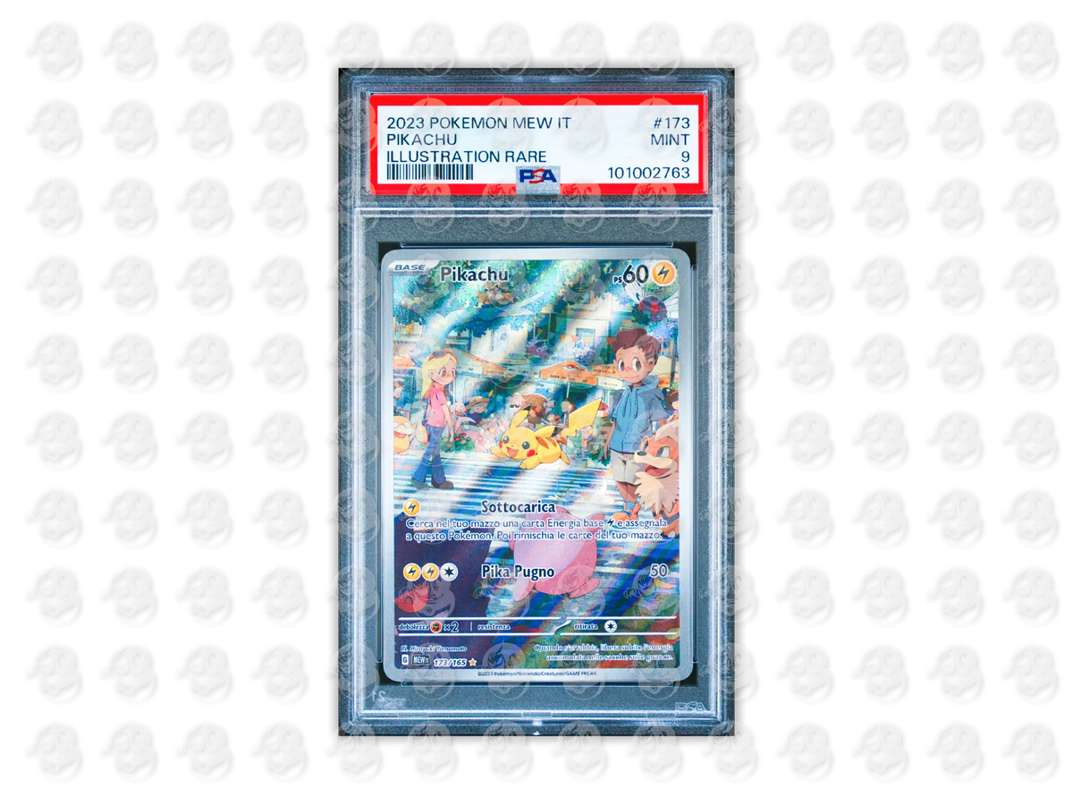 #173 PIKACHU - ILLUSTRATION RARE | PSA 9 | 2023 MEW IT-151
