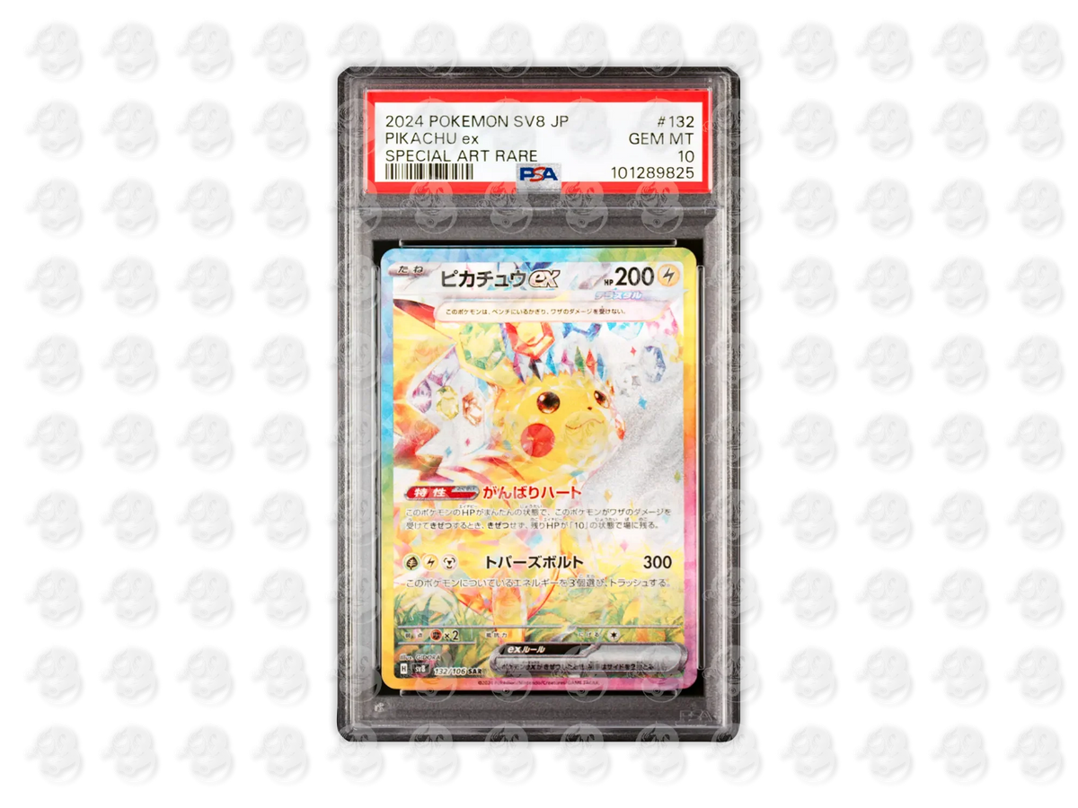 #132 PIKACHU EX - SPECIAL ART RARE | PSA 10 | 2024 SV8-SUPER ELECTRIC BREAKER
