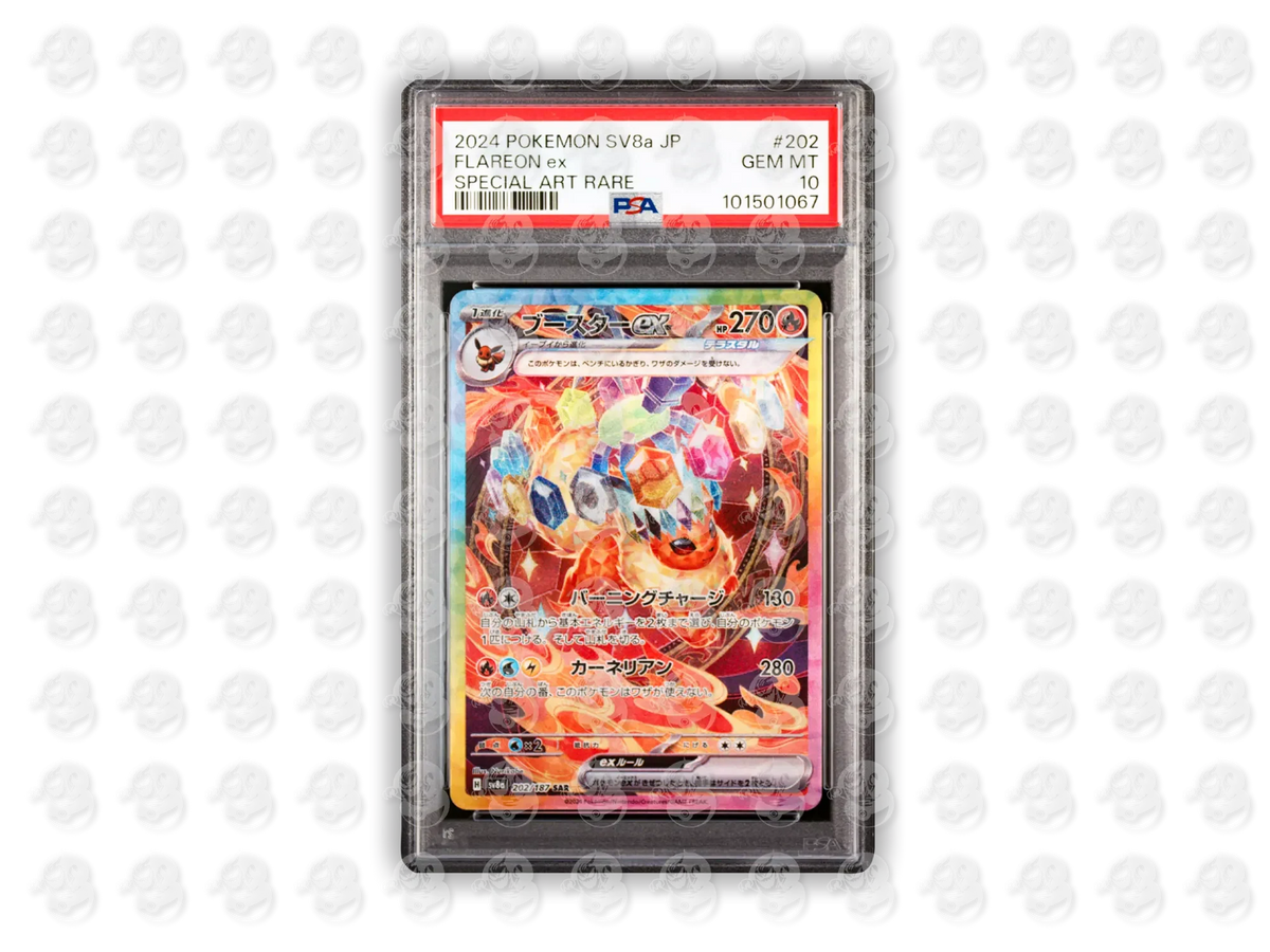 Eevee + Eeveelutions EX SAR Sequenziale Set Completo - 10 Carte - PSA 10 - Terastal Fest JAP