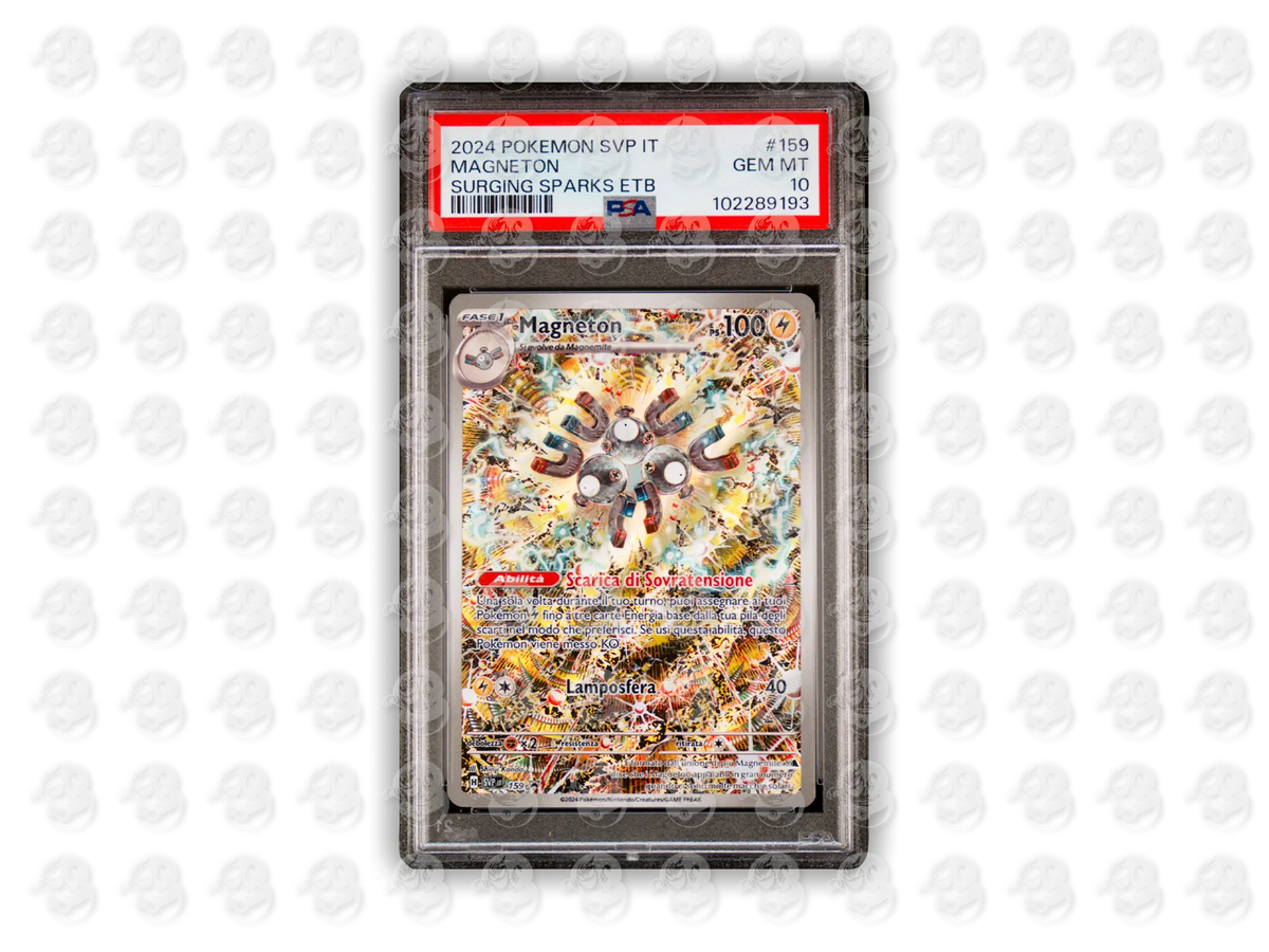 #159 MAGNETON - SURGING SPARKS ELITE TRAINER BOX | PSA 10 | 2024 SVP IT-SV BLACK STAR PROMO