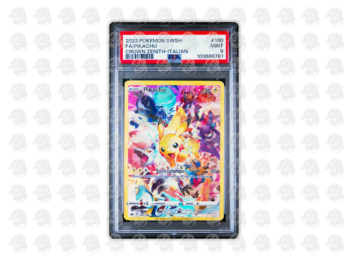 #160 FULL ART/PIKACHU - ITALIAN | PSA 9 | 2023 CROWN ZENITH
