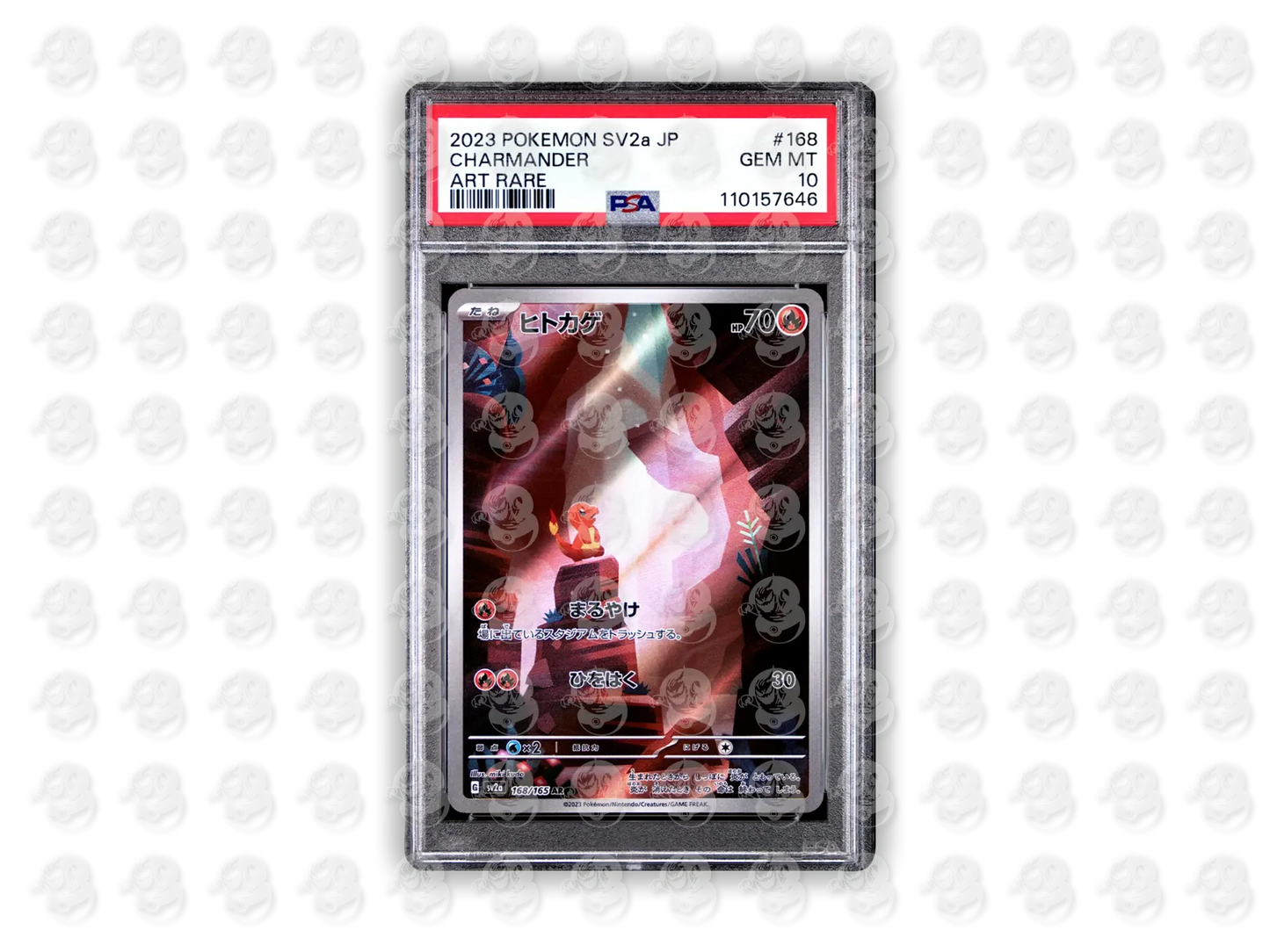 #168 CHARMANDER - ART RARE | PSA 10 | 2023 SV2a-151