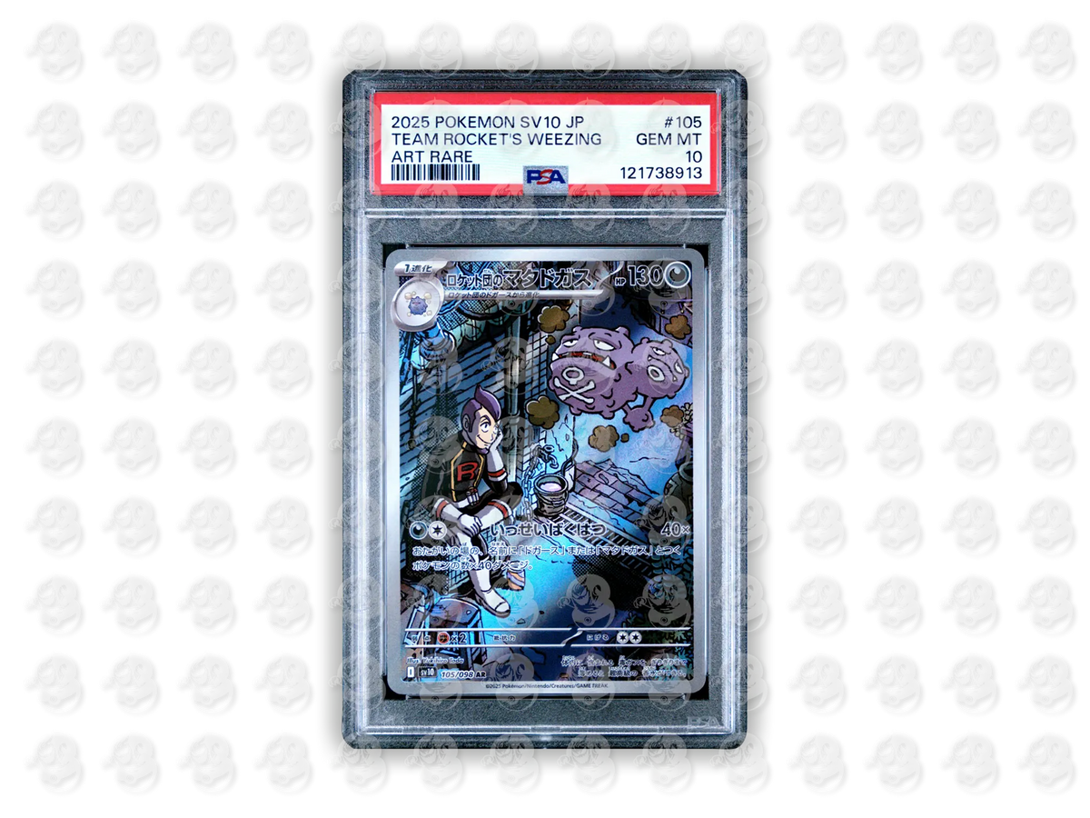 #105 TEAM ROCKET'S WEEZING - ART RARE | PSA 10 | 2025 SV10-GLORY OF TEAM ROCKET