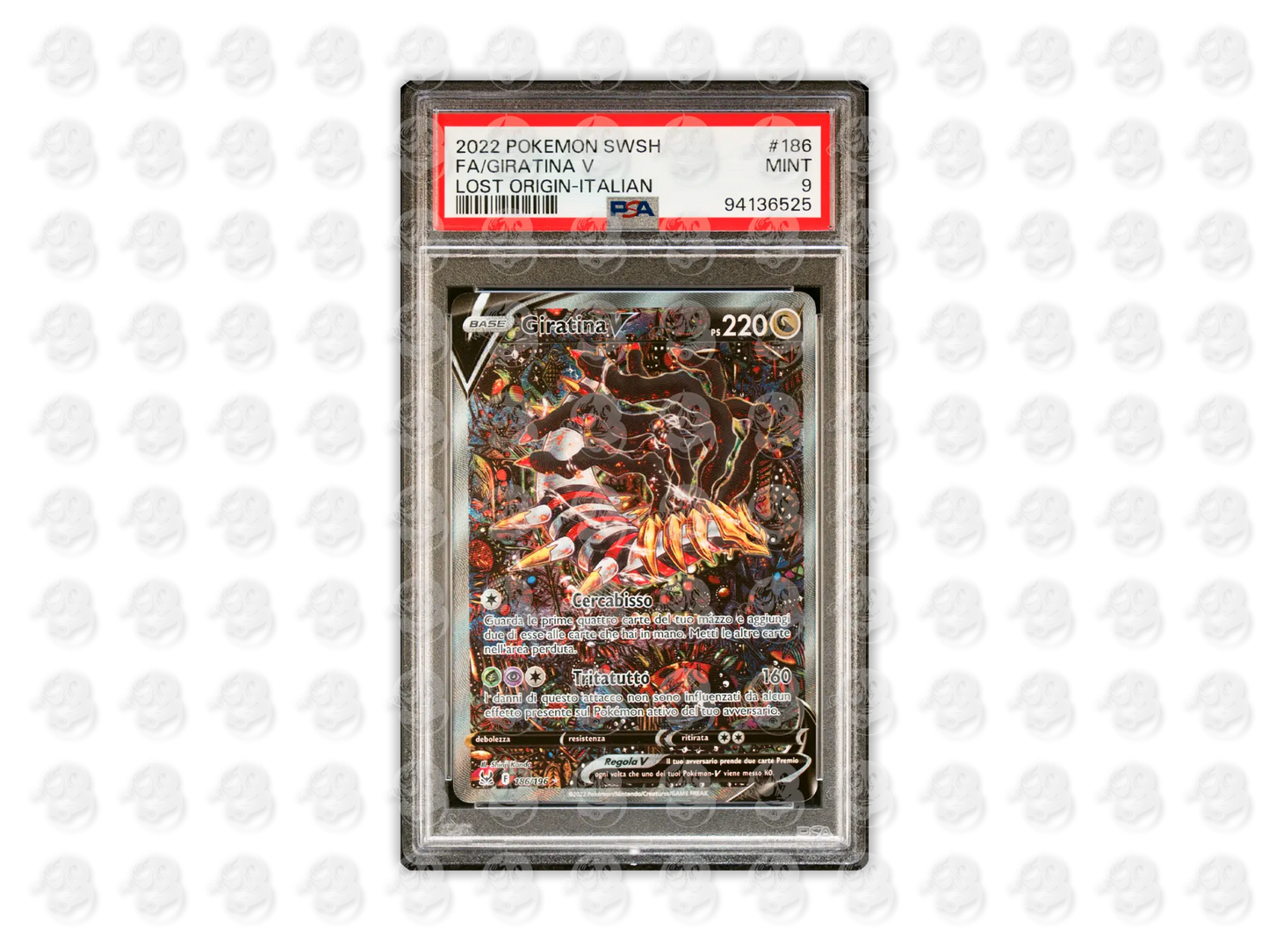 #186 FULL ART/GIRATINA V - ITALIAN | PSA 9 | 2022 LOST ORIGIN