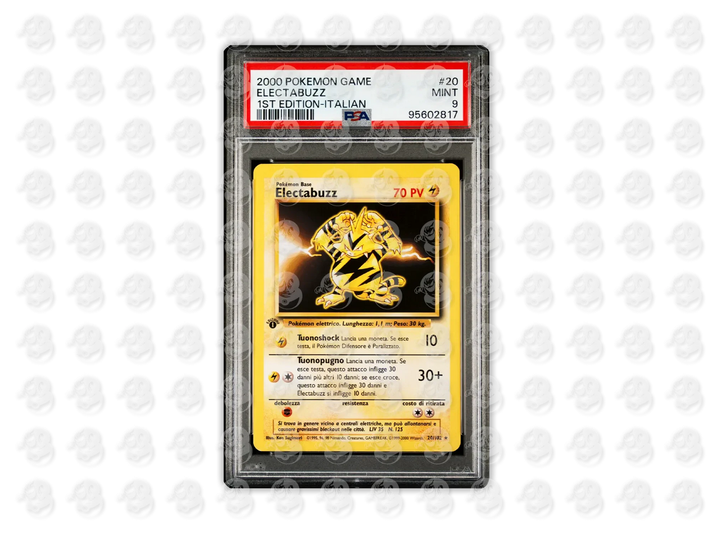 #20 ELECTABUZZ - 1ST EDITION-ITALIAN | PSA 9 | 2000 GAME