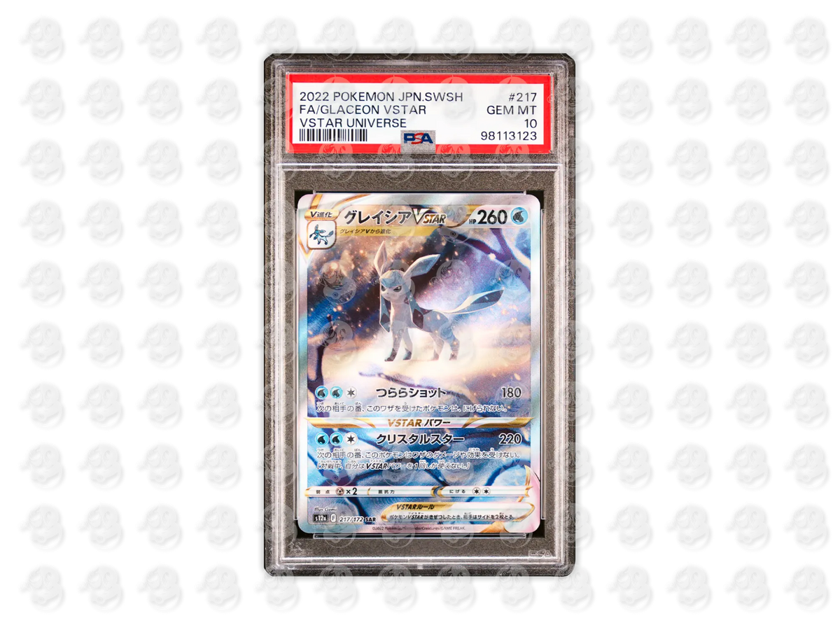 #217 FULL ART/GLACEON VSTAR - - | PSA 10 | 2022 SWORD & SHIELD VSTAR UNIVERSE