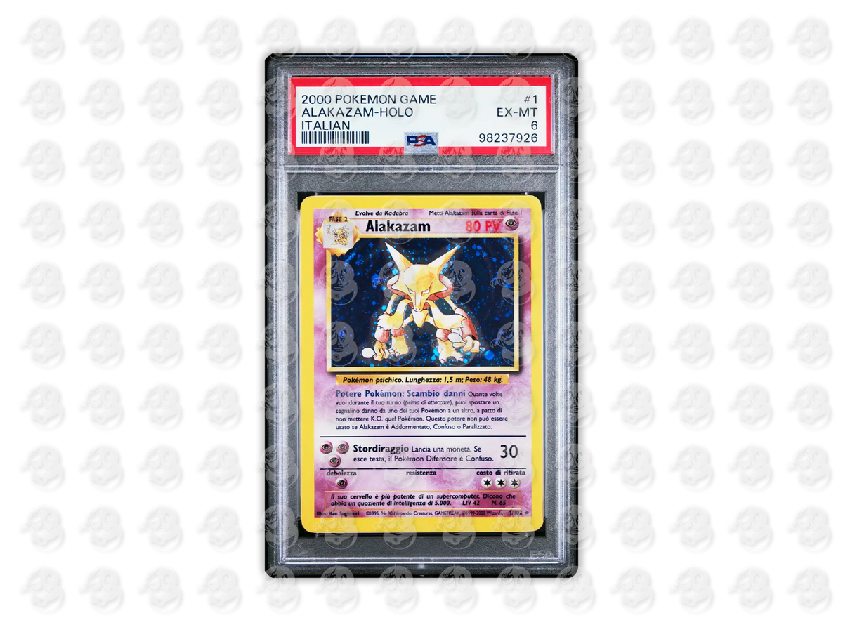 #1 ALAKAZAM-HOLO - ITALIAN | PSA 6 | 2000 GAME
