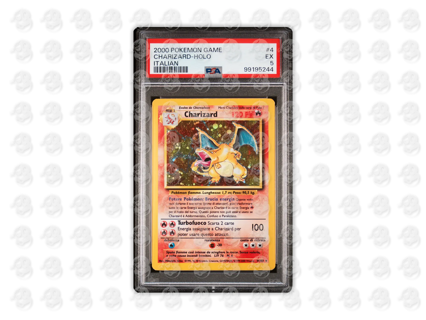 #4 CHARIZARD-HOLO - ITALIAN | PSA 5 | 2000 GAME