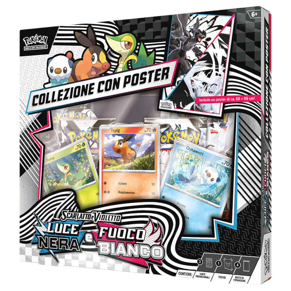 Luce Nera & Fuoco Bianco - Collezione con Poster