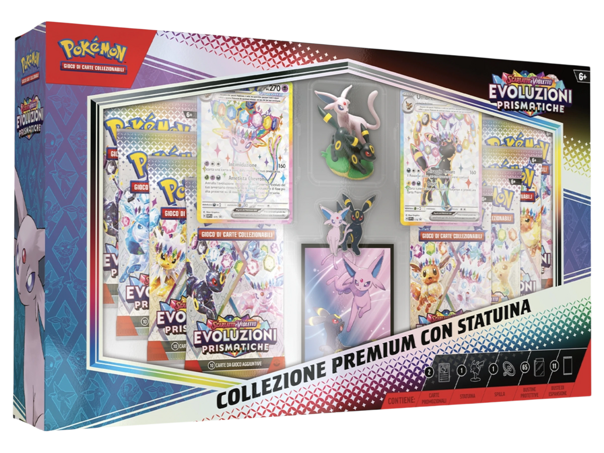Evoluzioni Prismatiche - Collezione premium con statuina
