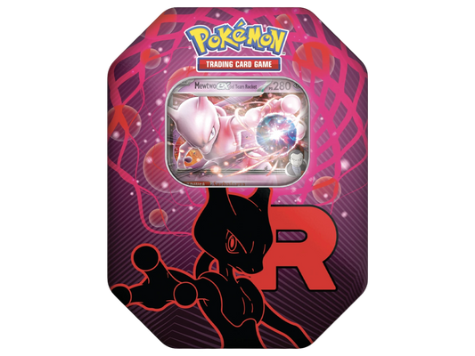 Tin Team Rocket- Mewtwo ex