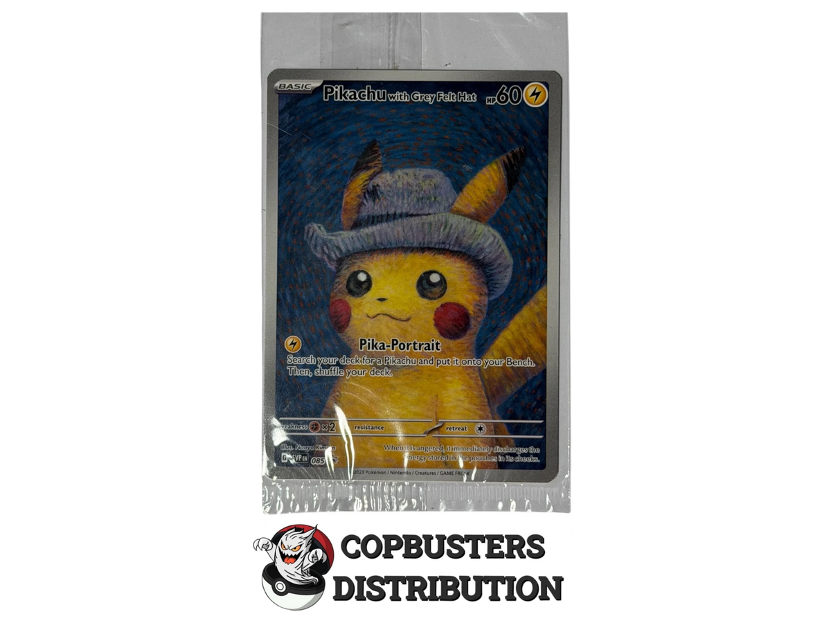 Pikachu with Grey Felt Hat – Carta Singola Sealed (Promo Van Gogh)