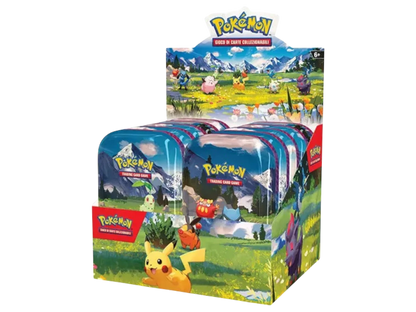 Mini Tin Pokémon Ascesa Eroica – Display con Bustine GCC