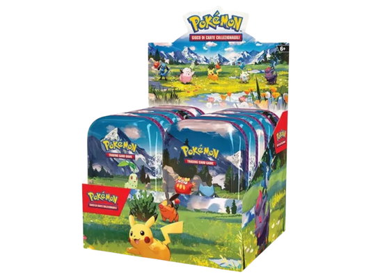 Mini Tin Pokémon Ascesa Eroica – Display con Bustine GCC