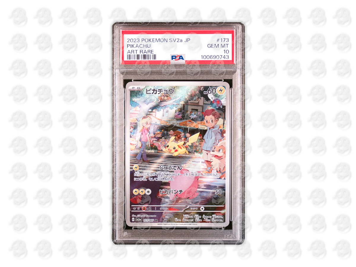 #173 PIKACHU - ART RARE | PSA 10 | 2023 SV2a-151