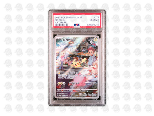 #173 PIKACHU - ART RARE | PSA 10 | 2023 SV2a-151