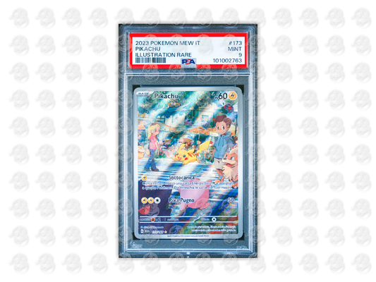 #173 PIKACHU - ILLUSTRATION RARE | PSA 9 | 2023 MEW IT-151