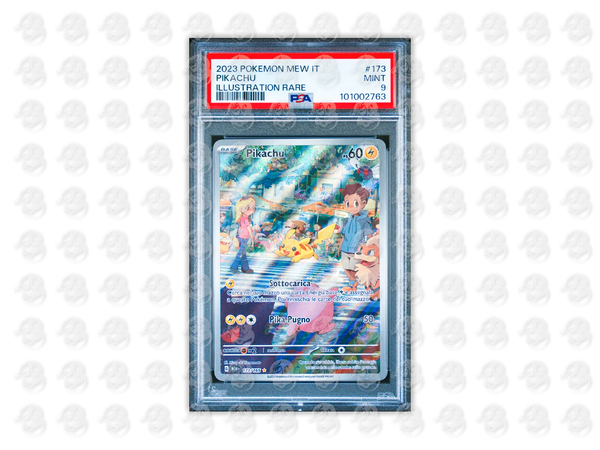 #173 PIKACHU - ILLUSTRATION RARE | PSA 9 | 2023 MEW IT-151