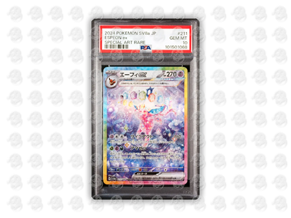 Eevee + Eeveelutions EX SAR Sequenziale Set Completo - 10 Carte - PSA 10 - Terastal Fest JAP