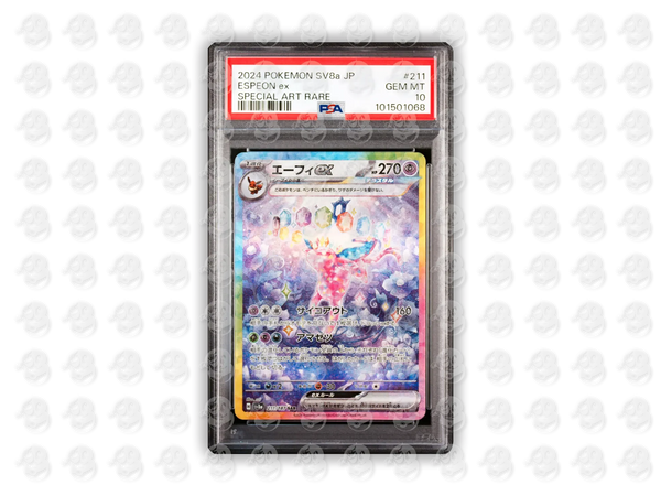 #211 ESPEON EX - SPECIAL ART RARE | PSA 10 | 2024 SV8a-TERASTAL FEST ex