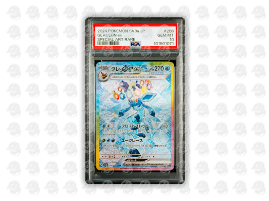 #206 GLACEON EX - SPECIAL ART RARE | PSA 10 | 2024 SV8a-TERASTAL FEST ex