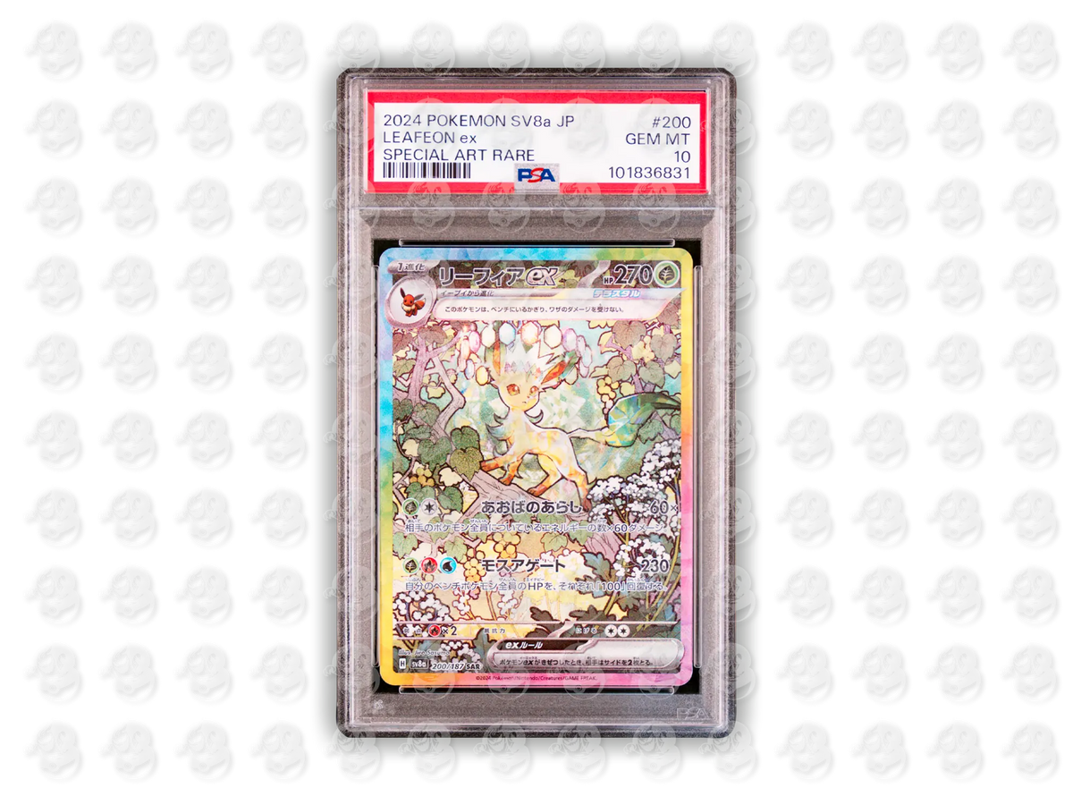 #200 LEAFEON EX - SPECIAL ART RARE | PSA 10 | 2024 SV8a-TERASTAL FEST ex