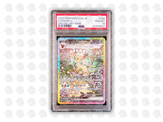 #200 LEAFEON EX - SPECIAL ART RARE | PSA 10 | 2024 SV8a-TERASTAL FEST ex