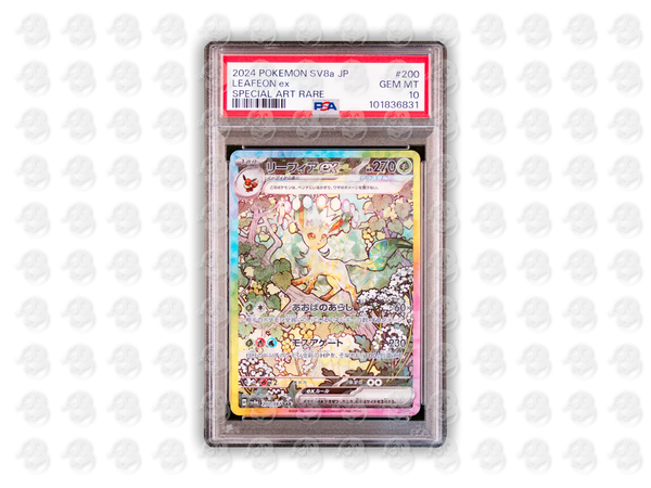 #200 LEAFEON EX - SPECIAL ART RARE | PSA 10 | 2024 SV8a-TERASTAL FEST ex