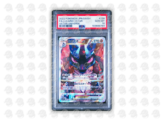 #226 FULL ART/LUCARIO VSTAR - - | PSA 10 | 2022 SWORD & SHIELD VSTAR UNIVERSE