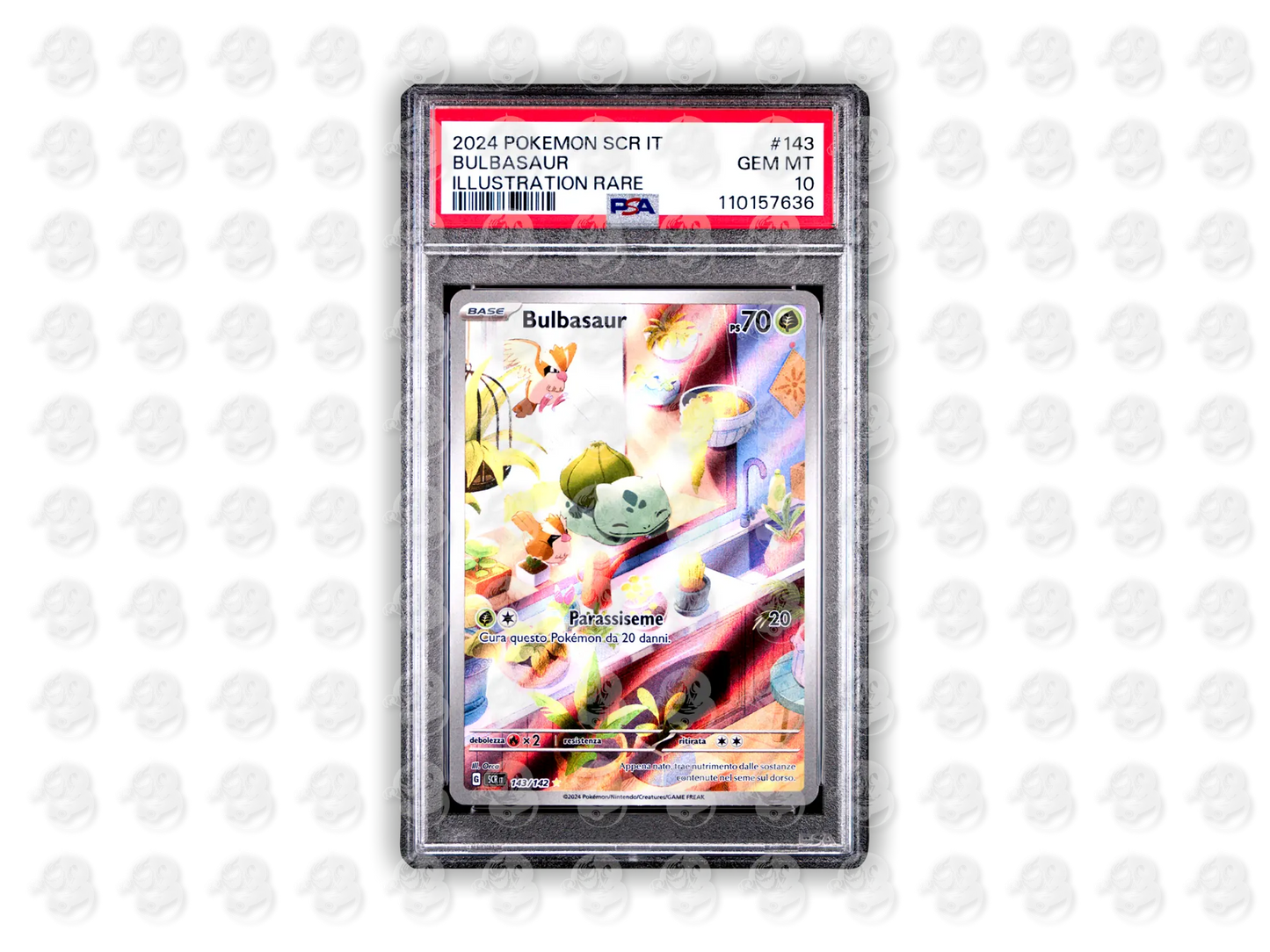 #143 BULBASAUR - ILLUSTRATION RARE | PSA 10 | 2024 SCR IT-STELLAR CROWN