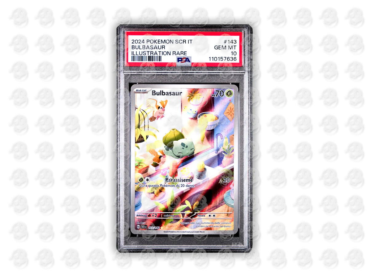 #143 BULBASAUR - ILLUSTRATION RARE | PSA 10 | 2024 SCR IT-STELLAR CROWN