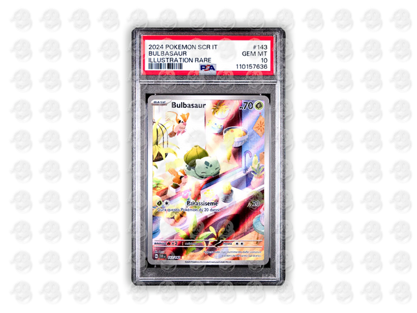#143 BULBASAUR - ILLUSTRATION RARE | PSA 10 | 2024 SCR IT-STELLAR CROWN