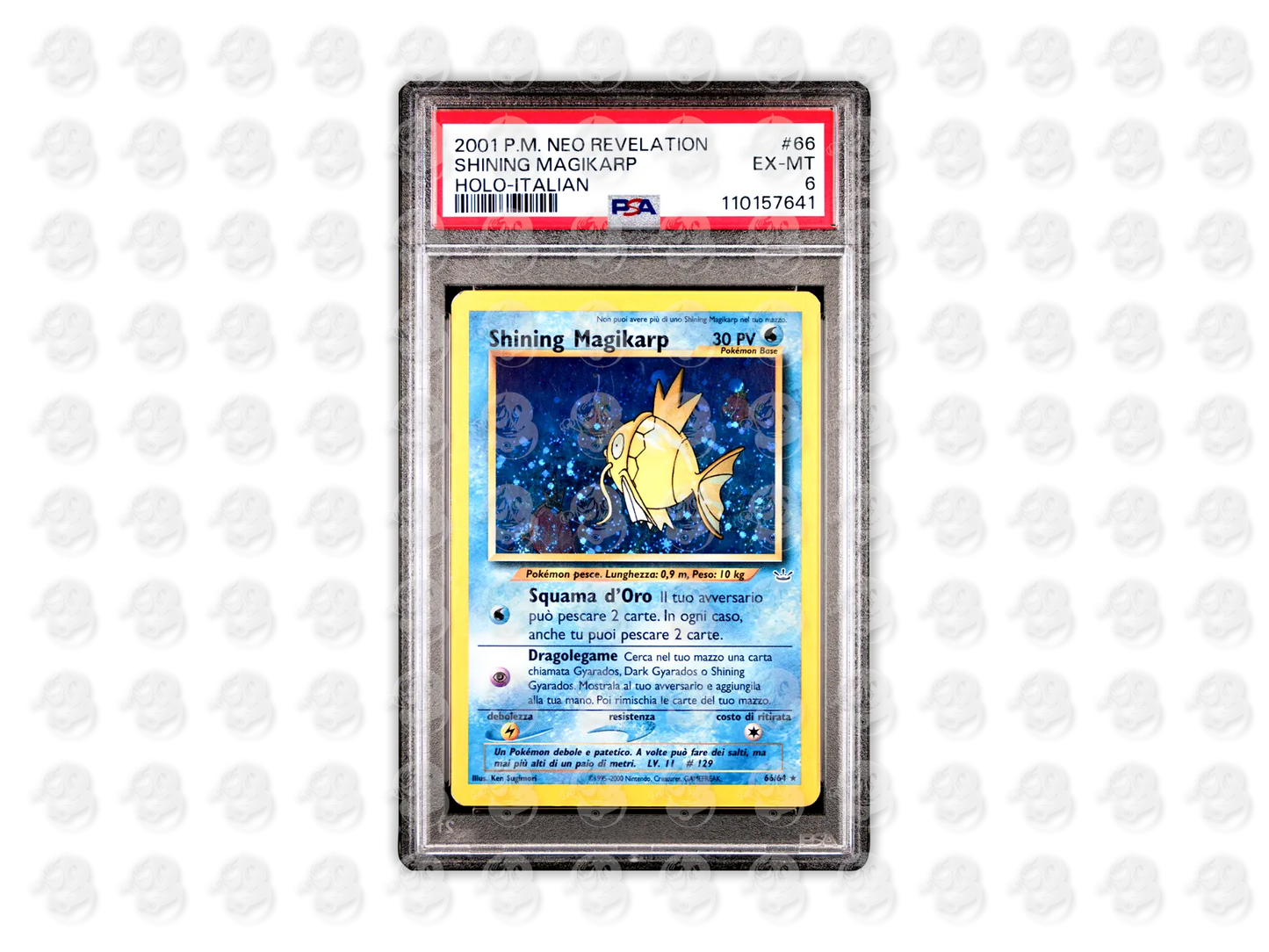 #66 SHINING MAGIKARP-HOLO - - | PSA 6 | 2001 NEO REVELATION