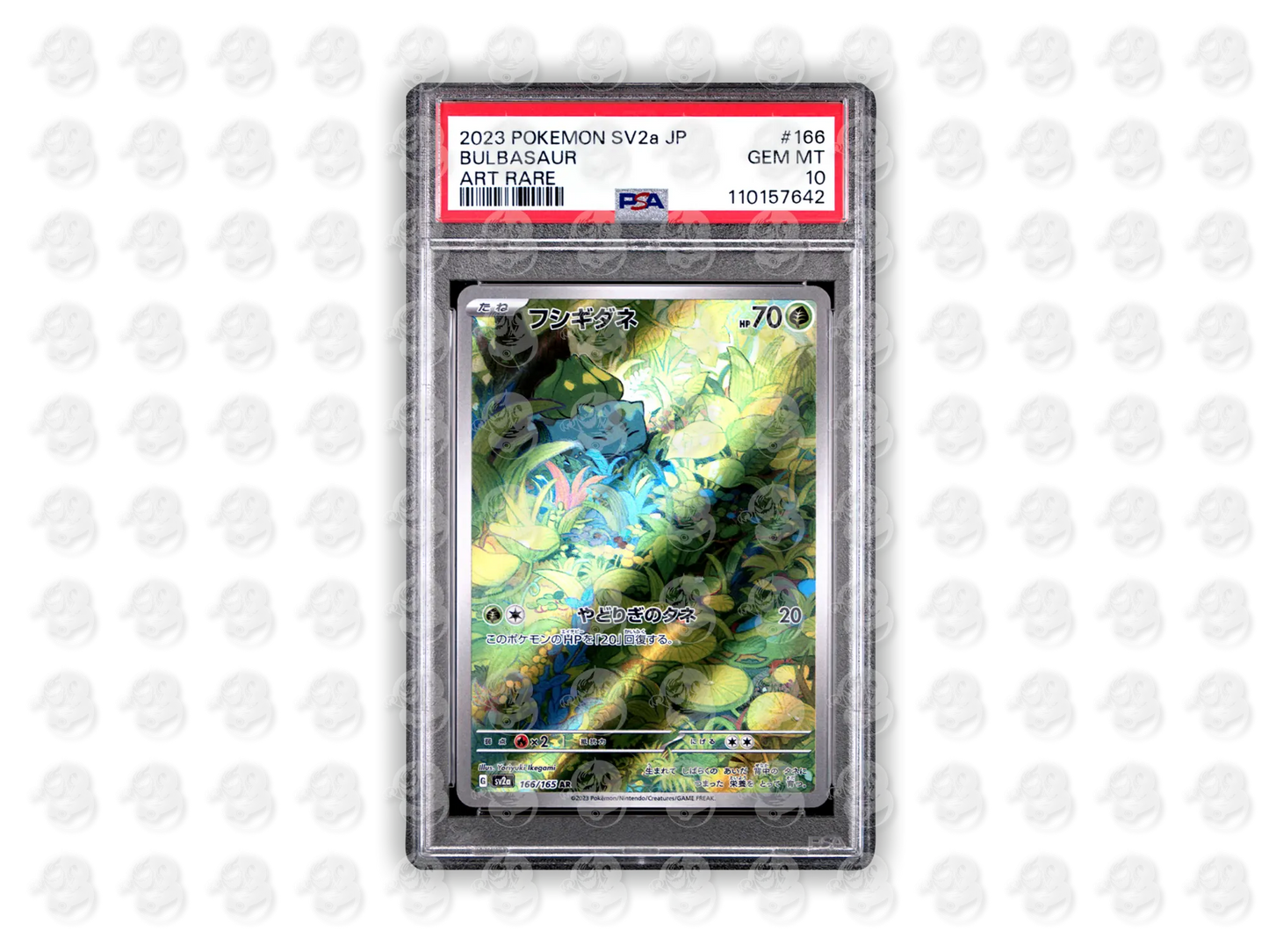 #166 BULBASAUR - ART RARE | PSA 10 | 2023 SV2a-151