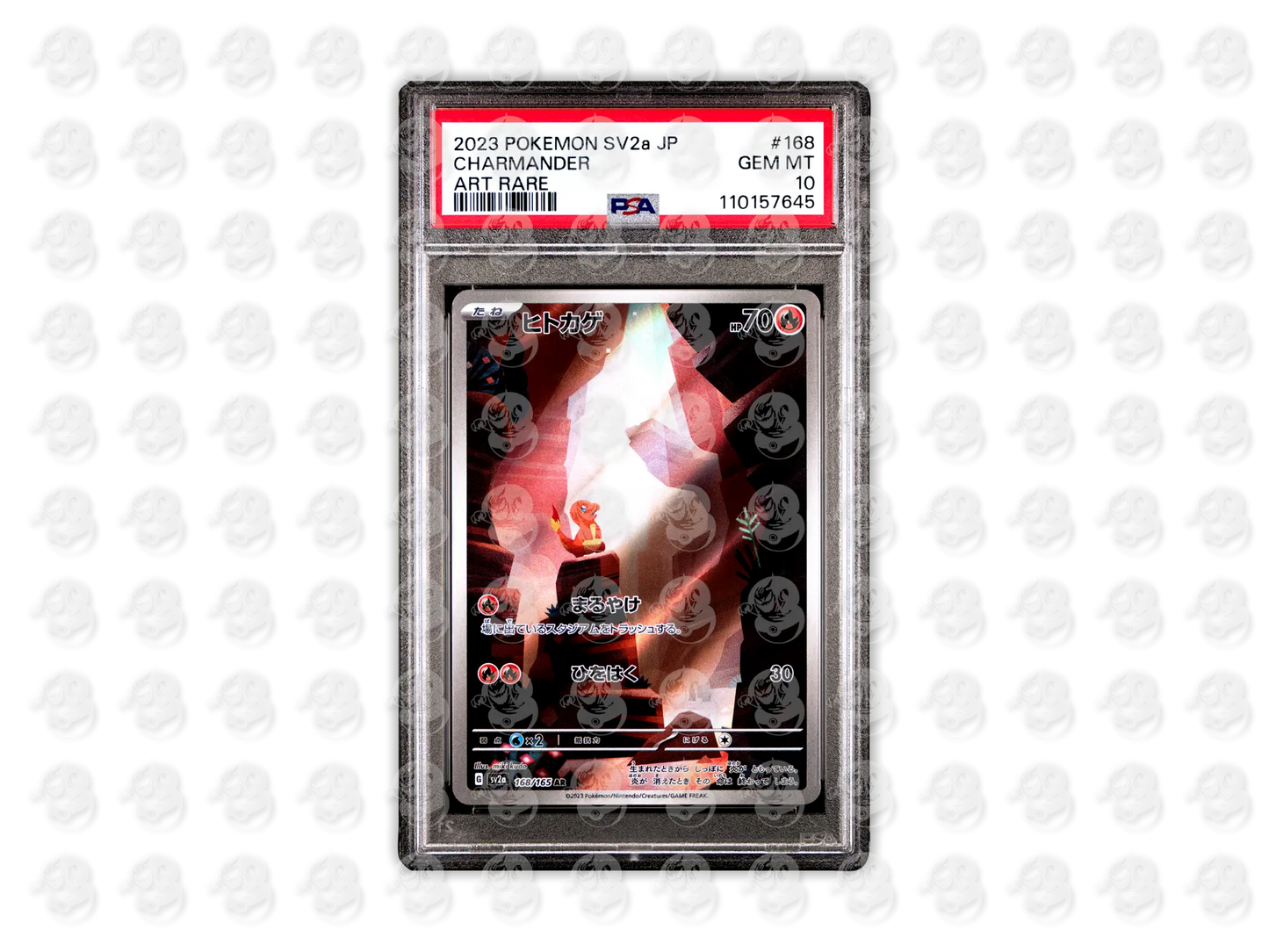 #168 CHARMANDER - ART RARE | PSA 10 | 2023 SV2a-151