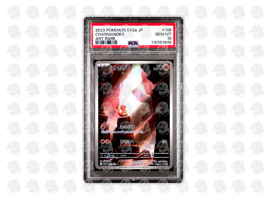 #168 CHARMANDER - ART RARE | PSA 10 | 2023 SV2a-151