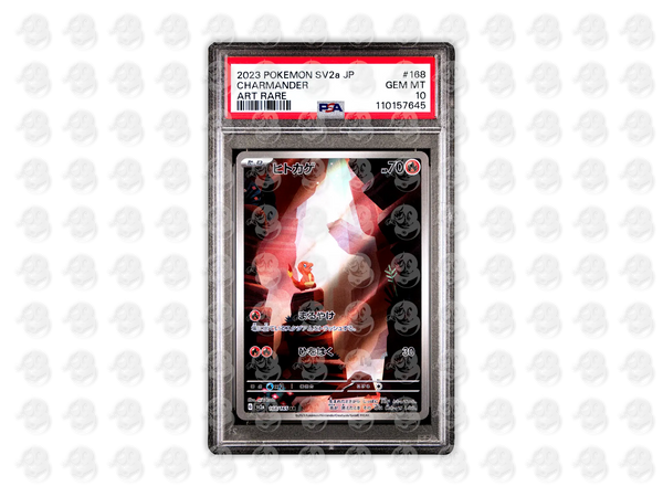 #168 CHARMANDER - ART RARE | PSA 10 | 2023 SV2a-151