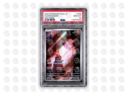 #168 CHARMANDER - ART RARE | PSA 10 | 2023 SV2a-151