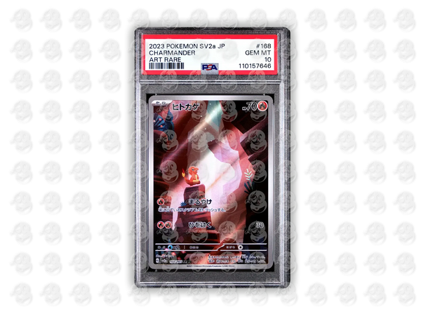 #168 CHARMANDER - ART RARE | PSA 10 | 2023 SV2a-151