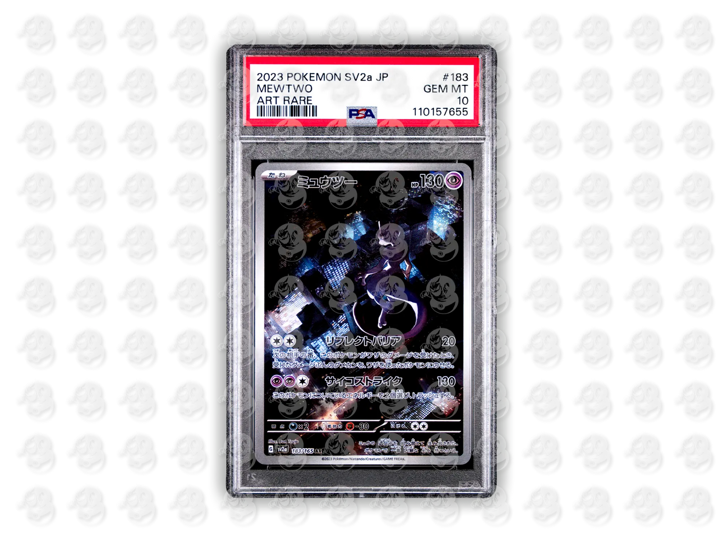#183 MEWTWO - ART RARE | PSA 10 | 2023 SV2a-151