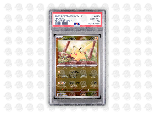 #025 PIKACHU - REVERSE HOLO | PSA 10 | 2023 SV2a-151