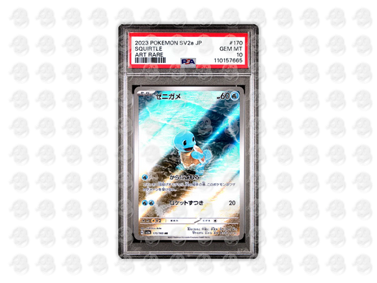 #170 SQUIRTLE - ART RARE | PSA 10 | 2023 SV2a-151