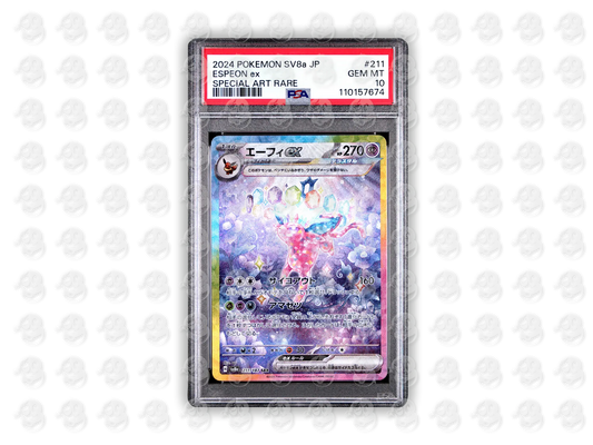 #211 ESPEON EX - SPECIAL ART RARE | PSA 10 | 2024 SV8a-TERASTAL FEST ex