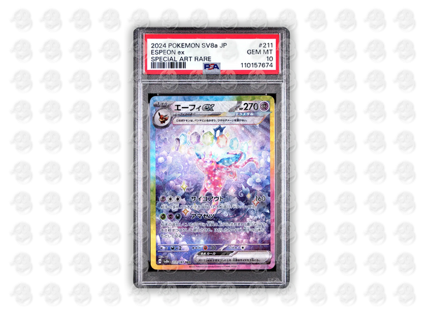#211 ESPEON EX - SPECIAL ART RARE | PSA 10 | 2024 SV8a-TERASTAL FEST ex