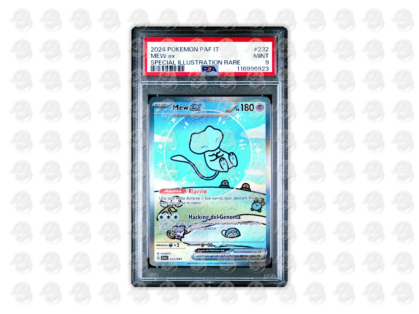 #232 MEW EX - SPECIAL ILLUSTRATION RARE | PSA 9 | 2024 PAF IT-PALDEAN FATES