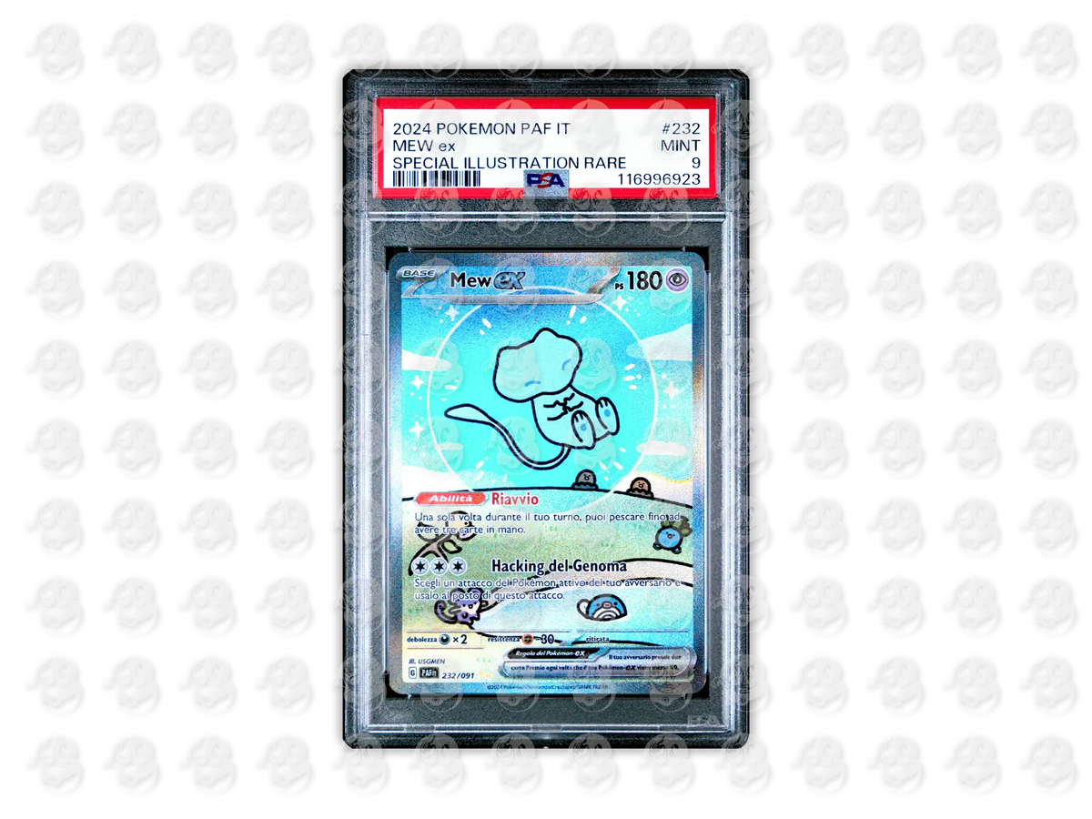 #232 MEW EX - SPECIAL ILLUSTRATION RARE | PSA 9 | 2024 PAF IT-PALDEAN FATES