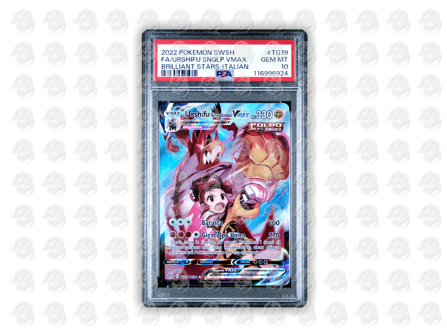 #TG19 FULL ART/URSHIFU SINGOLCOLPO VMAX - ITALIAN | PSA 10 | 2022 BRILLIANT STARS