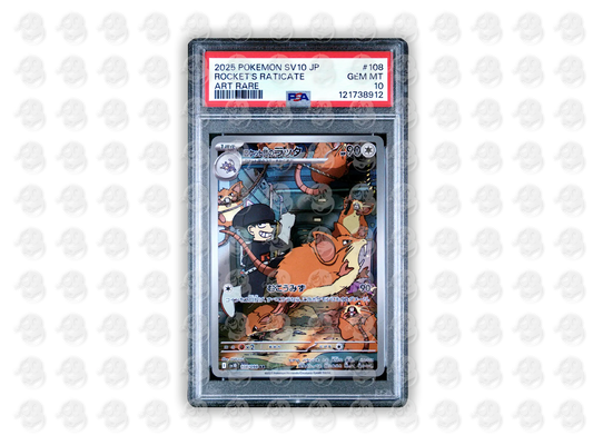 #108 TEAM ROCKET'S RATICATE - ART RARE | PSA 10 | 2025 SV10-GLORY OF TEAM ROCKET